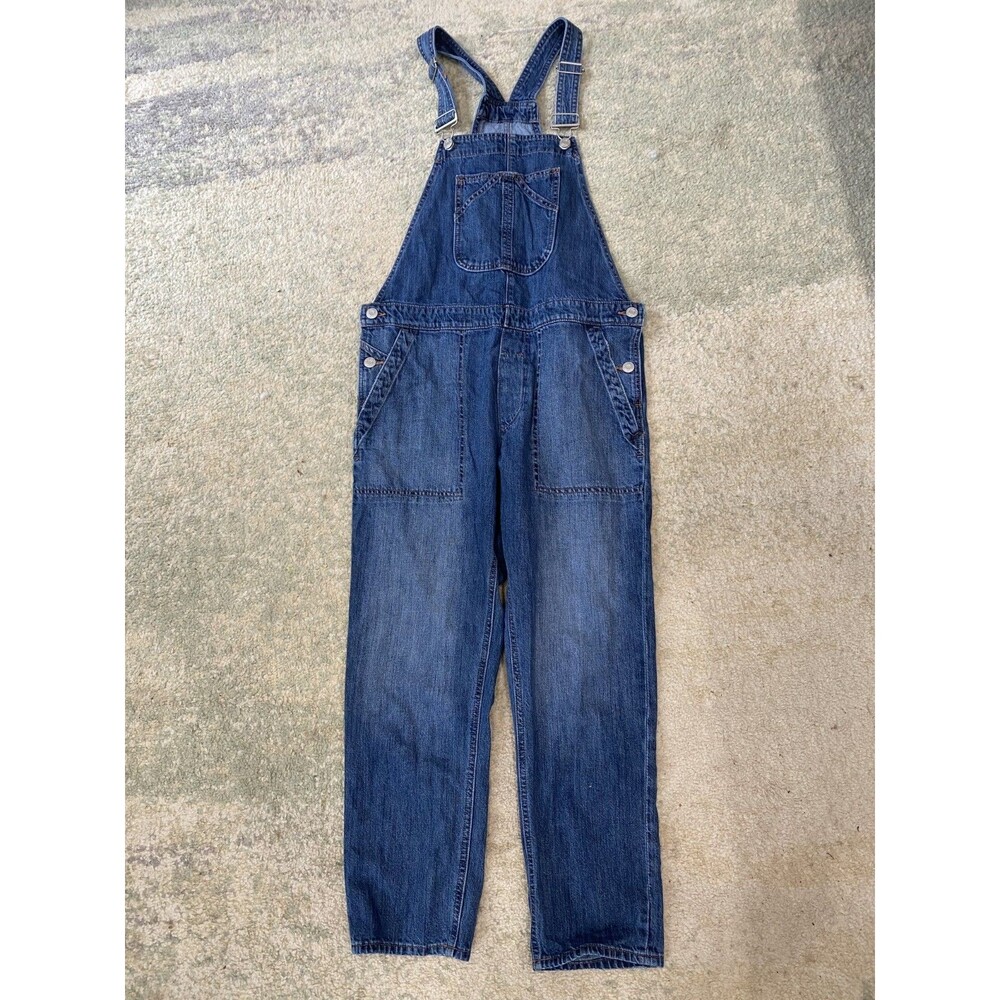 GAP Women's Size Small - Medium Wash Denim Overalls Relax Fit